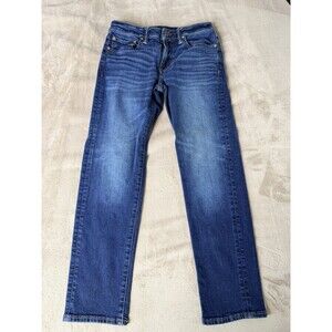 American Eagle Mens AIRFLEX+ Slim Straight  Dark Blue Jeans 29X30